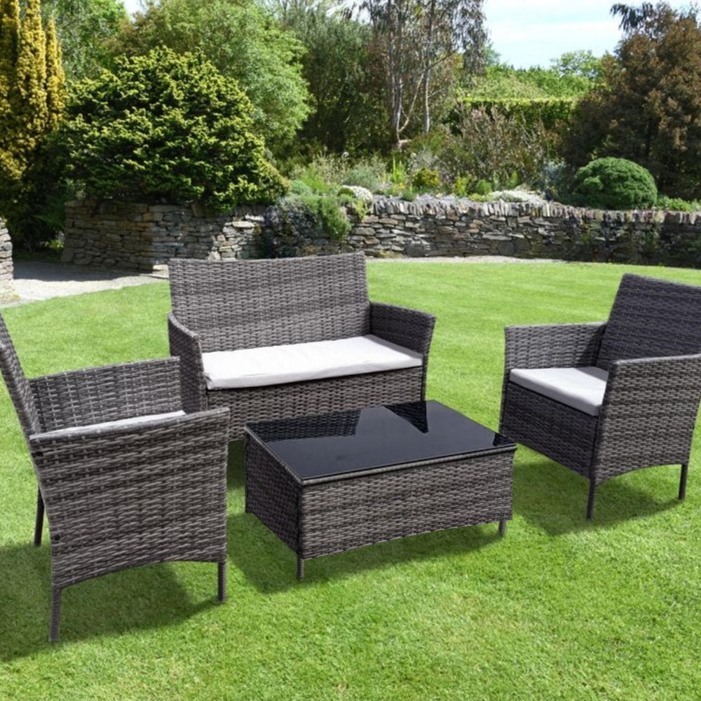 Madrid Rattan 4 Seater Garden Furniture Set